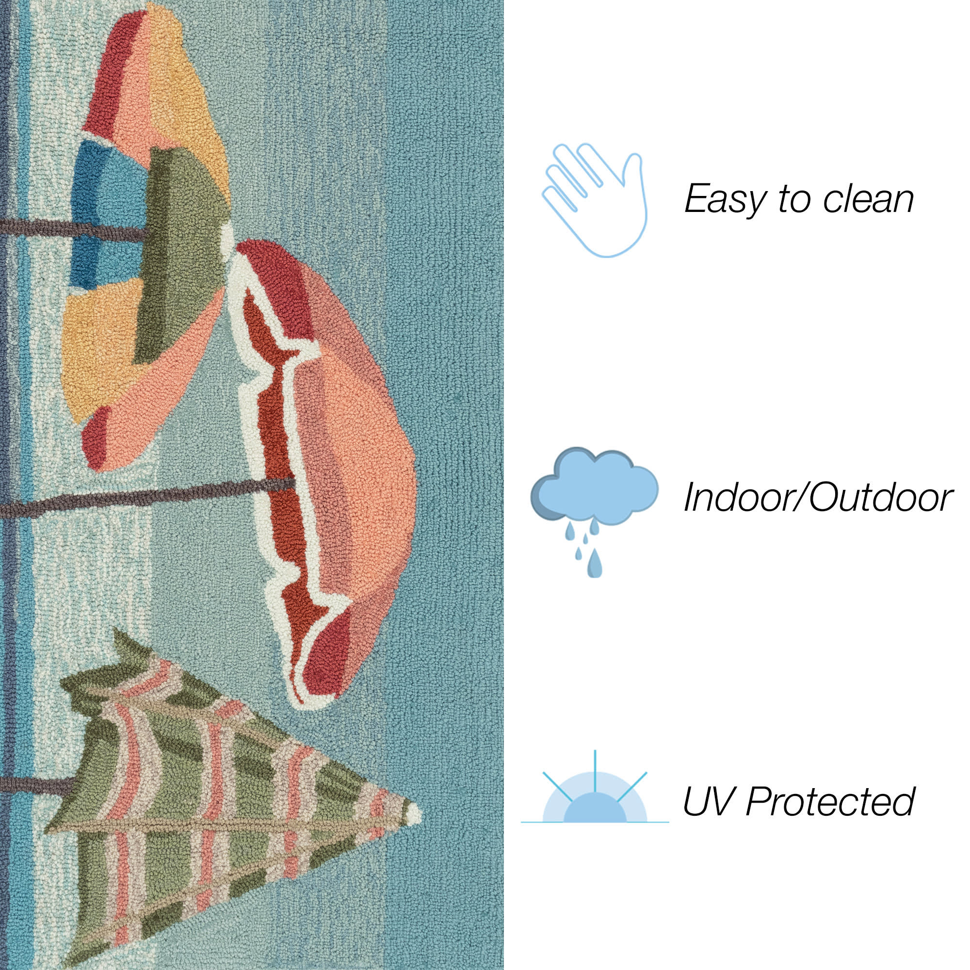 Frontporch Beach Umbrellas Indoor Outdoor Mat