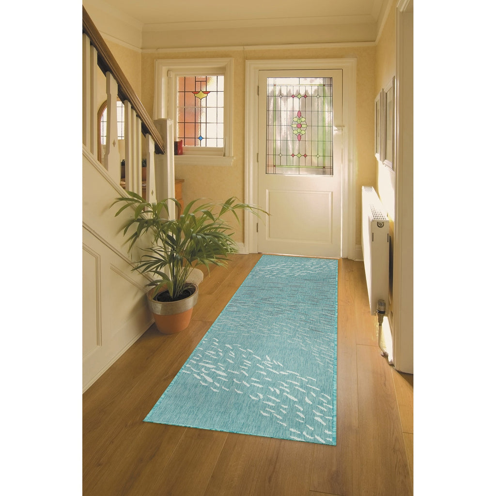 Carmel School Of Fish Indoor Outdoor Area Rug