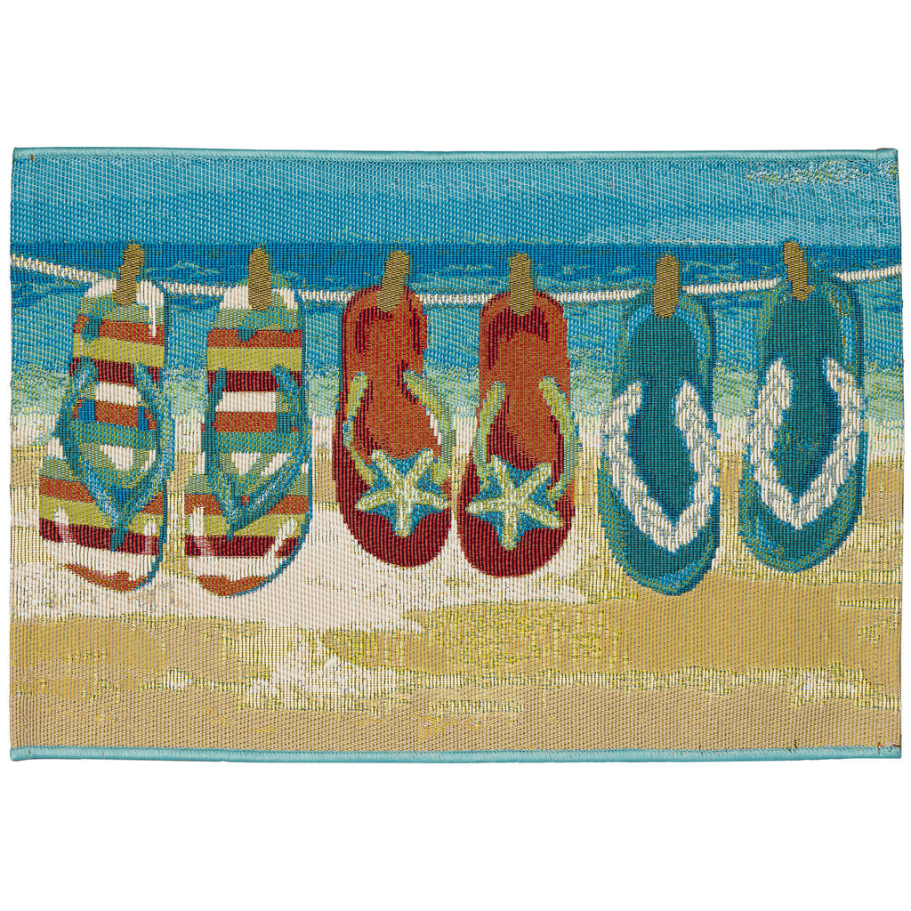 Esencia Flip Flops Forever Indoor Outdoor Mat