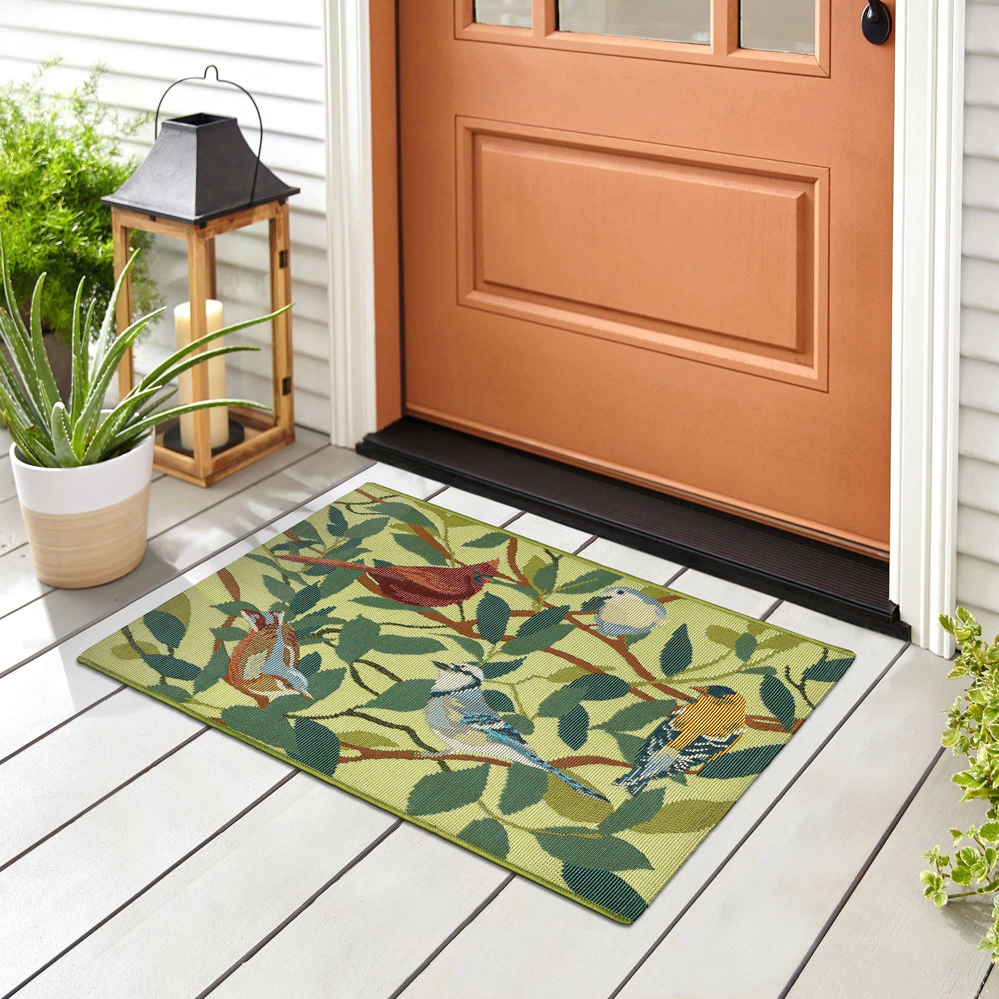 Esencia Birds Of A Feather Indoor Outdoor Mat