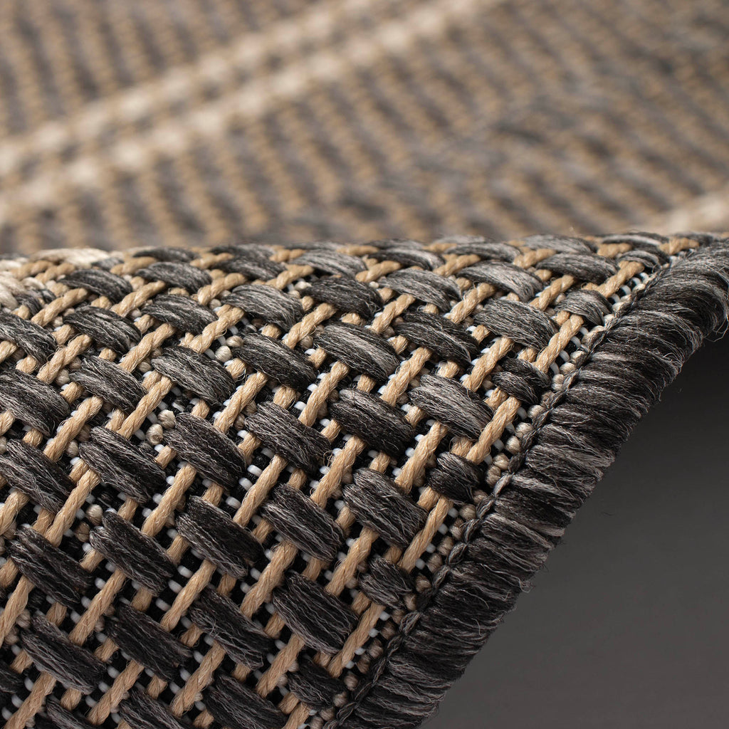 Monaco Multi Border Indoor Outdoor Area Rug