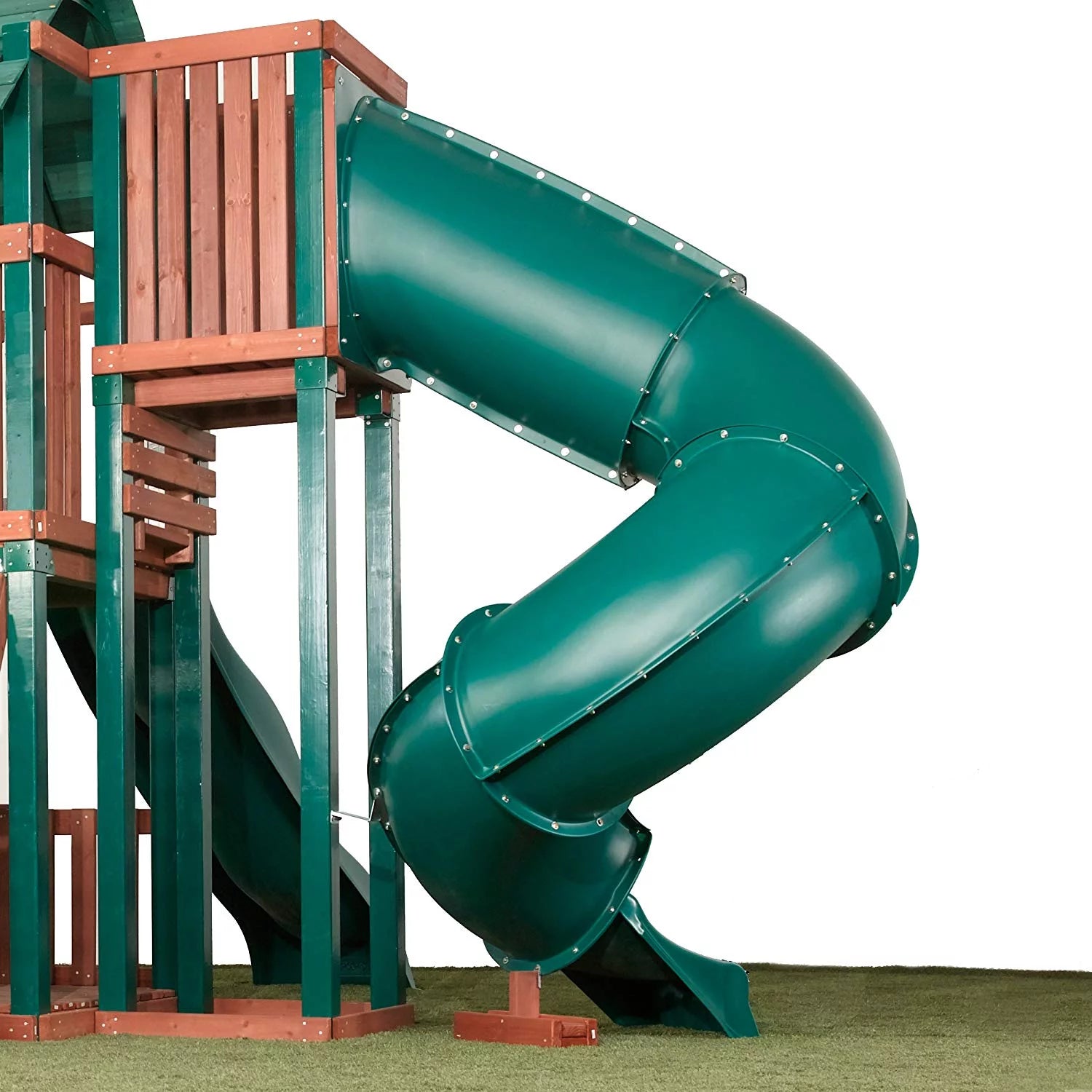 Green Plastic Turbo Tube Slide N740006