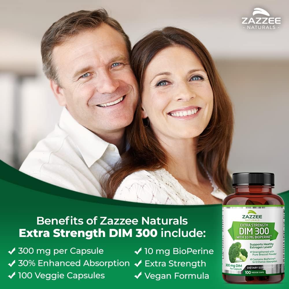 300 mg DIM per Capsule, 100 Vegan Capsules Z6102