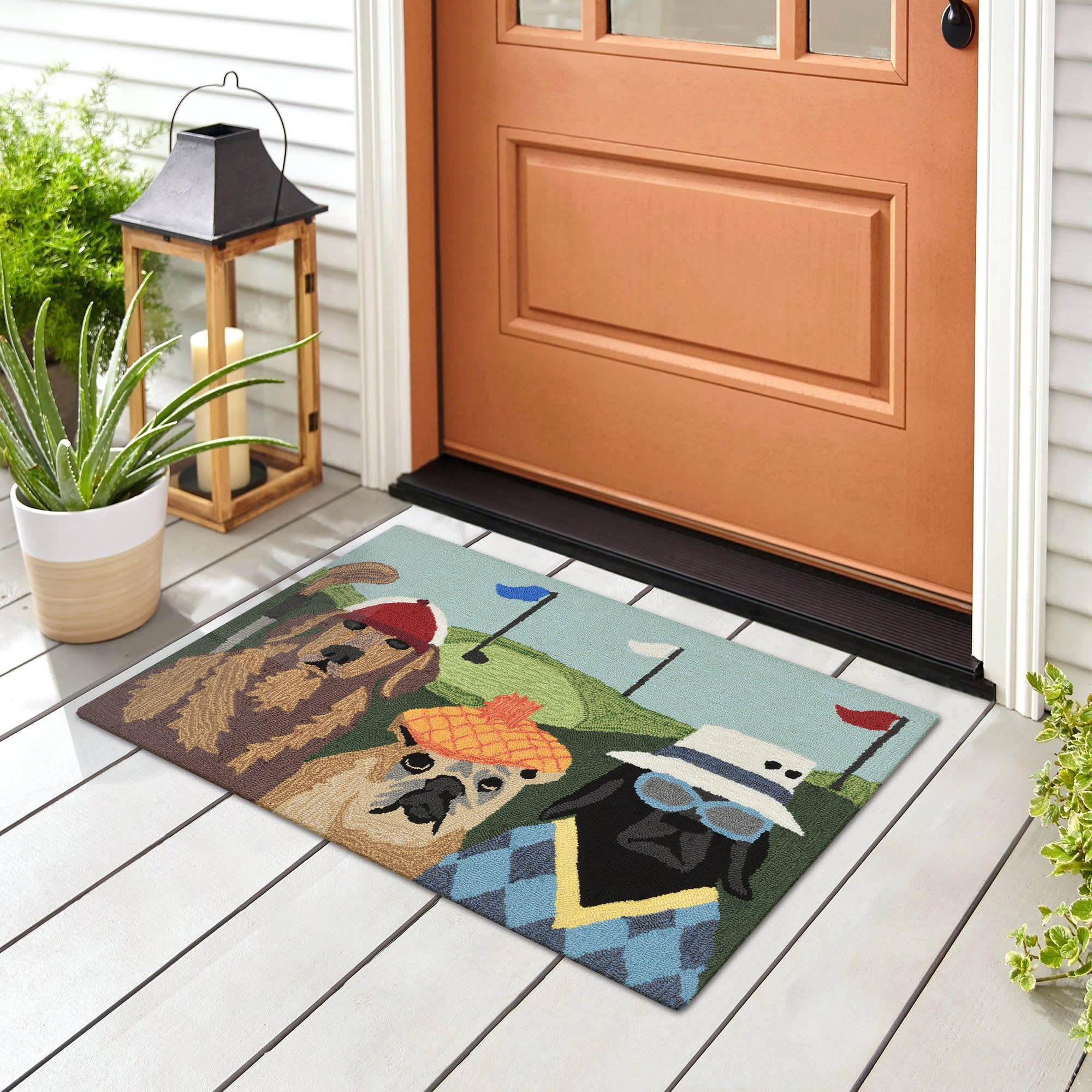 Frontporch Putts & Mutts Indoor Outdoor Mat