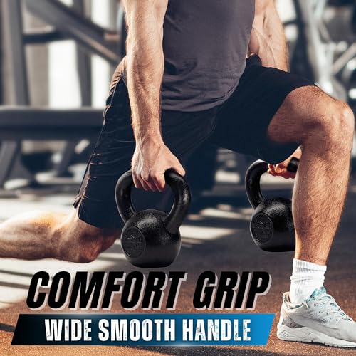 5-80 lbs Cast Iron Kettlebell U5920