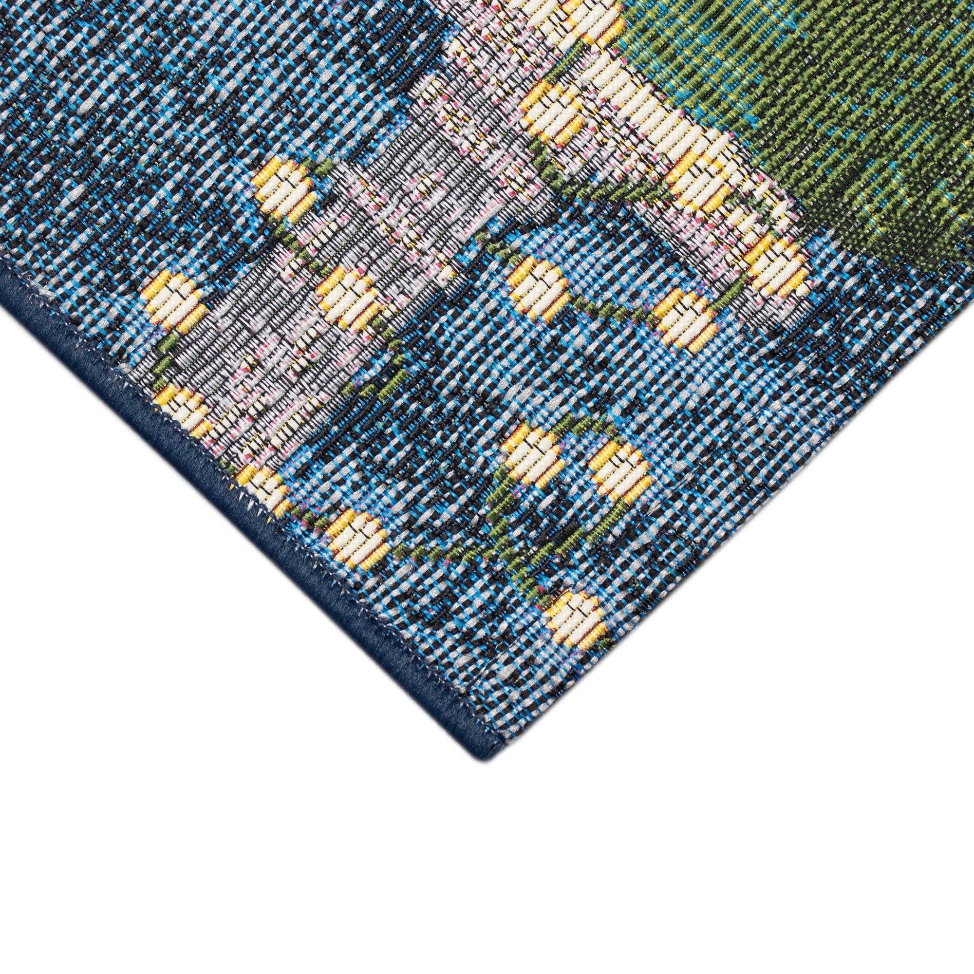 Esencia Birdhouse Holiday Indoor Outdoor Mat with Non-Skid Backing