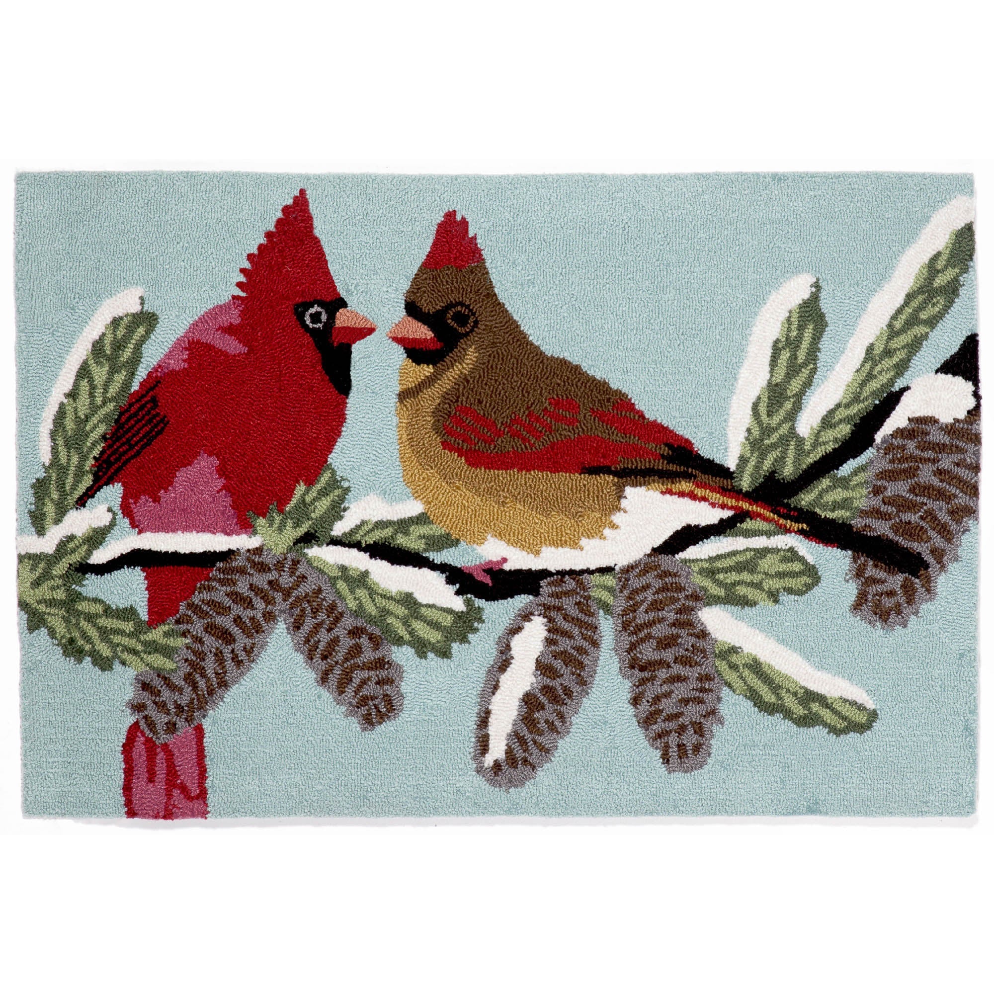 Frontporch Cardinals Indoor Outdoor Mat