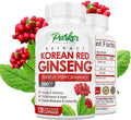 Korean Red Panax Ginseng Extract 1300MG 20% Ginsenosides 120 Caps Z5560