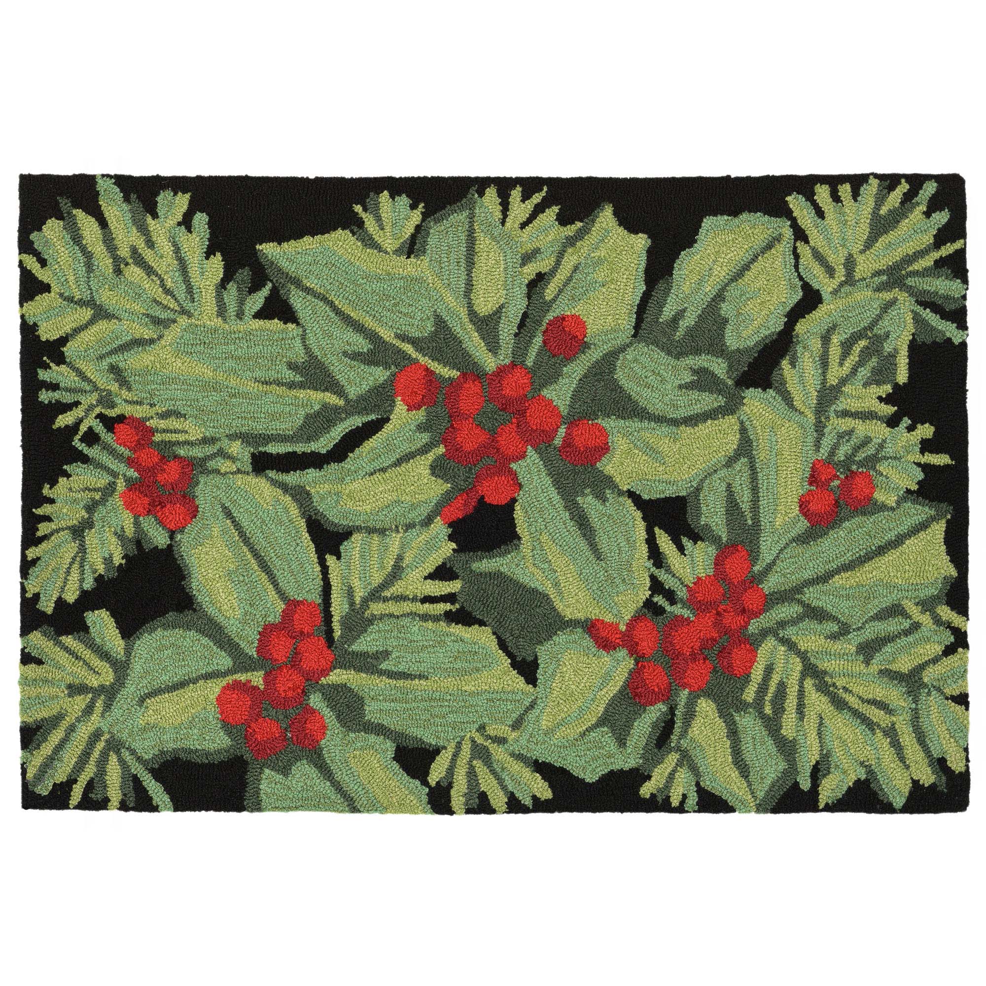 Frontporch Hollyberries Indoor Outdoor Mat
