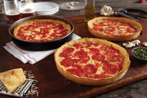 6 Deep Dish Pizzas (3 Sausage 3 Pepperoni) Y93361