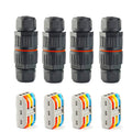 4 Pack IP68 Black Junction Box K481