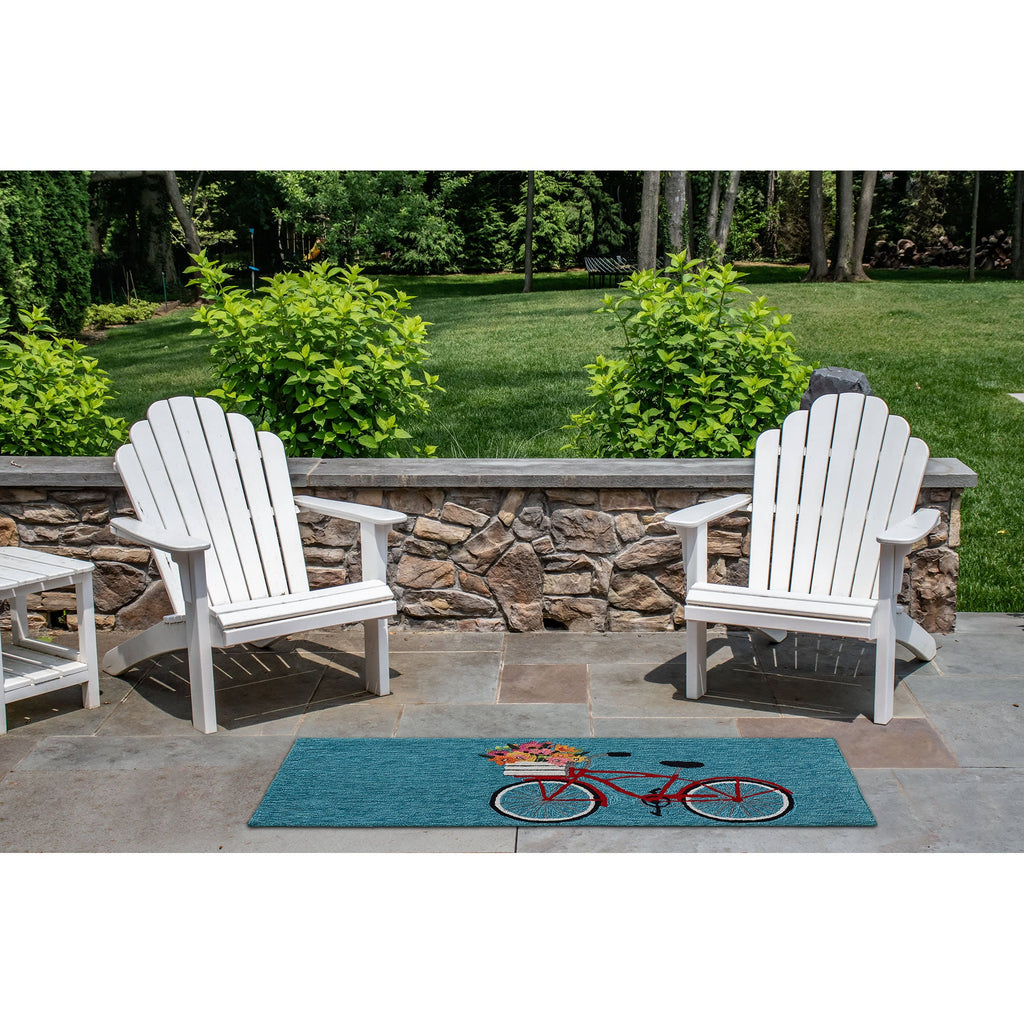 Frontporch Bike Ride Indoor Outdoor Mat