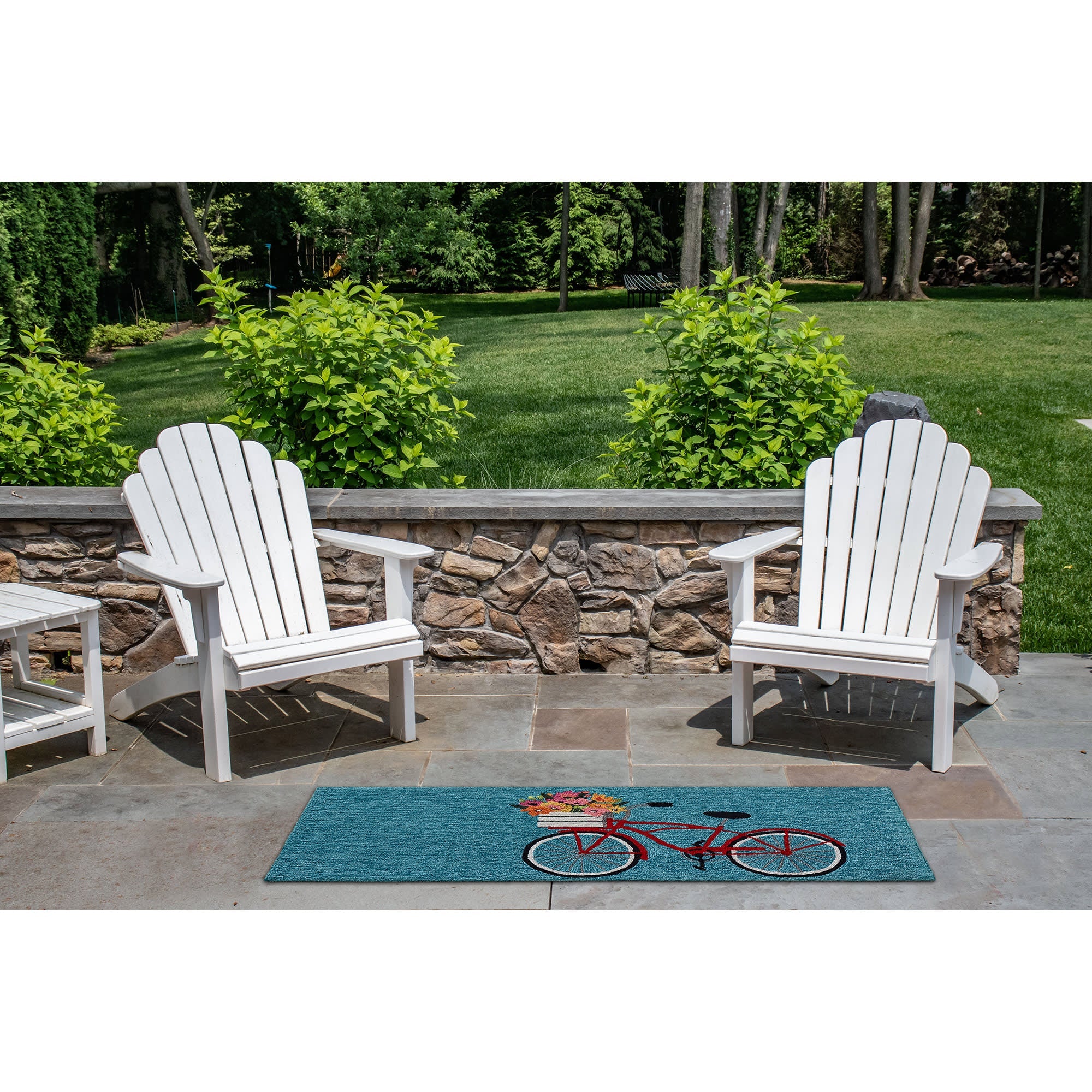 Frontporch Bike Ride Indoor Outdoor Mat