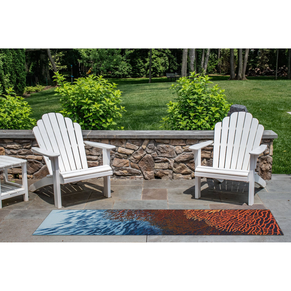 Marina Coral Indoor Outdoor Area Rug
