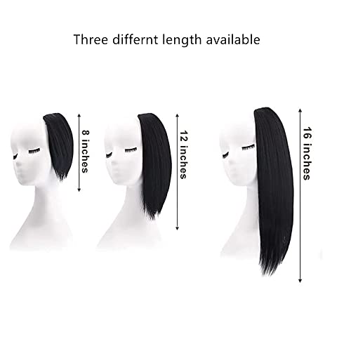 2 PCS Synthetic Strawberry Blonde Clip In Hair Extensions G5046