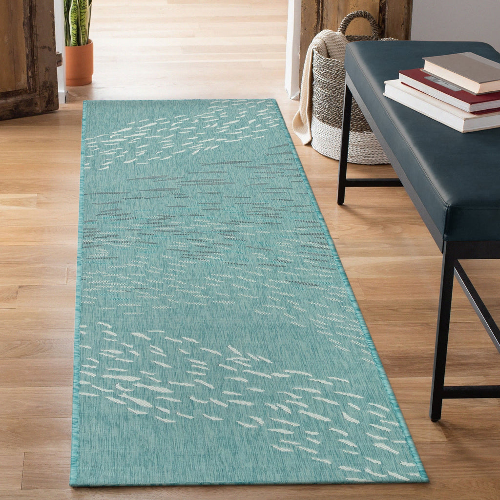 Carmel School Of Fish Indoor Outdoor Area Rug