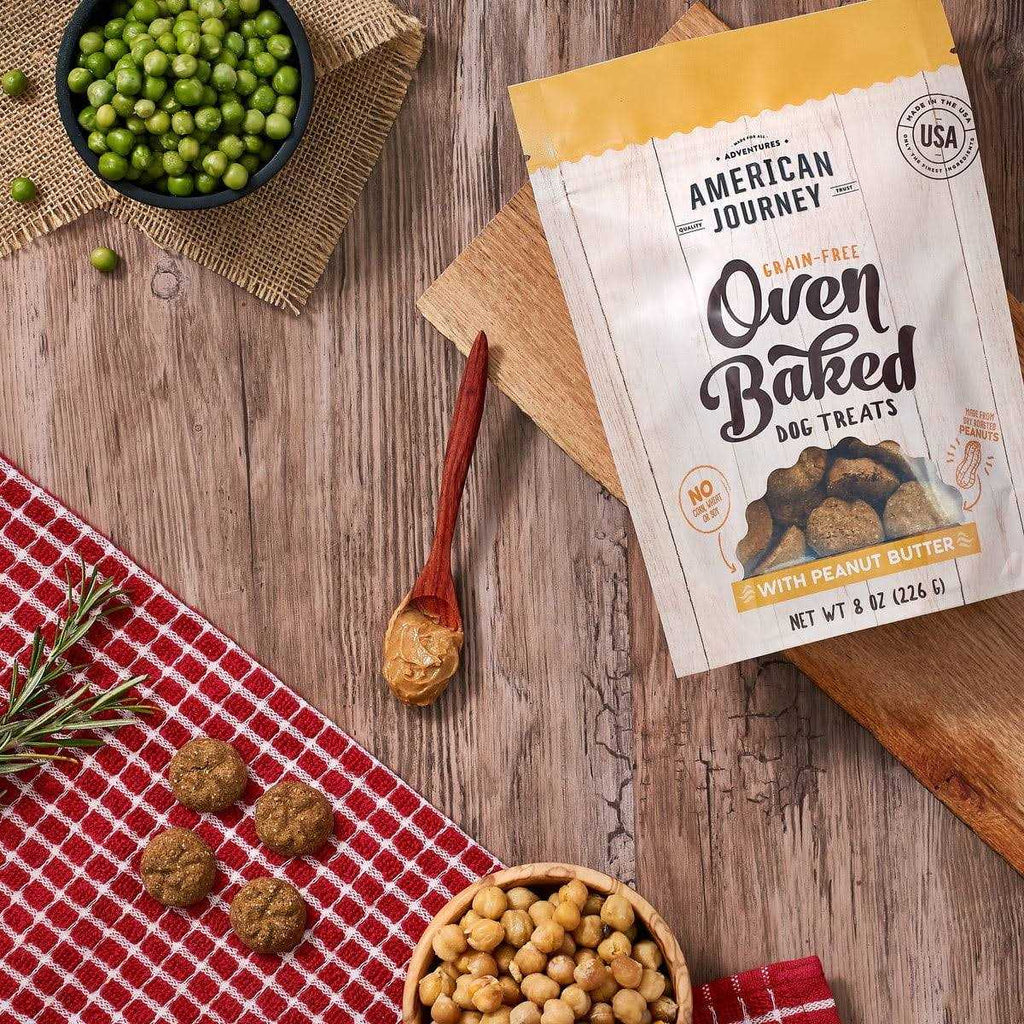 Peanut Butter Grain-Free Oven Baked Crunchy Biscuit Dog Treats C464209