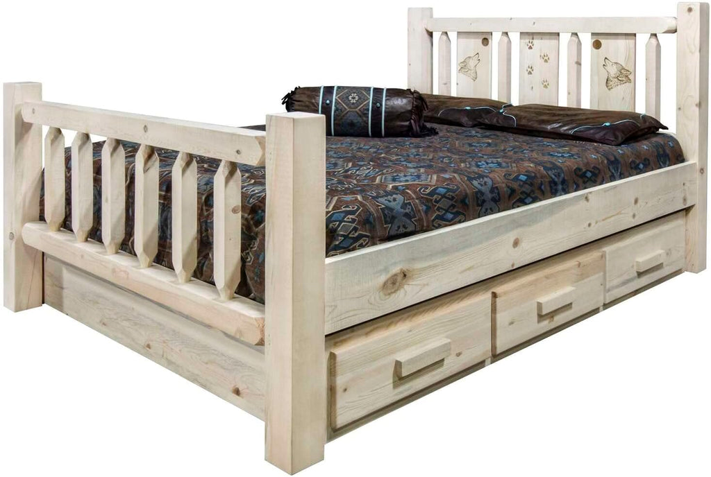 Queen Storage Bed V83902