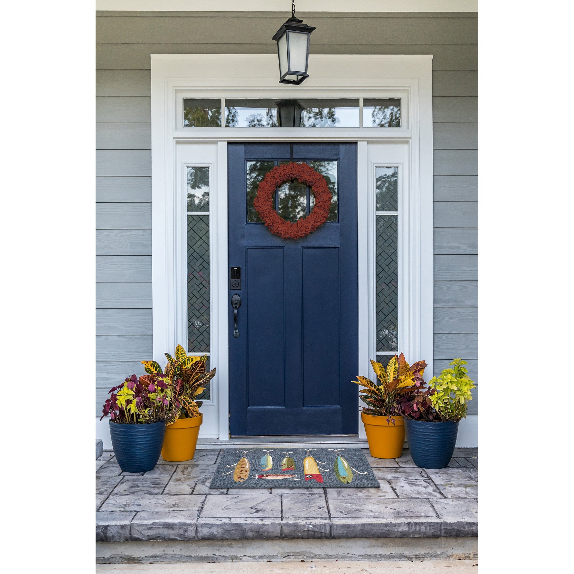 Frontporch Playing Hooky Indoor Outdoor Mat
