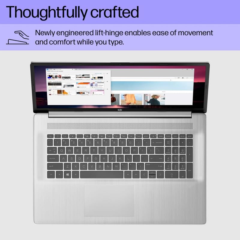 17.3'' FHD Widescreen Laptop with Intel 6-Core i3-1215U, 8GB DDR4, 1TB SSD, Natural Silver L815