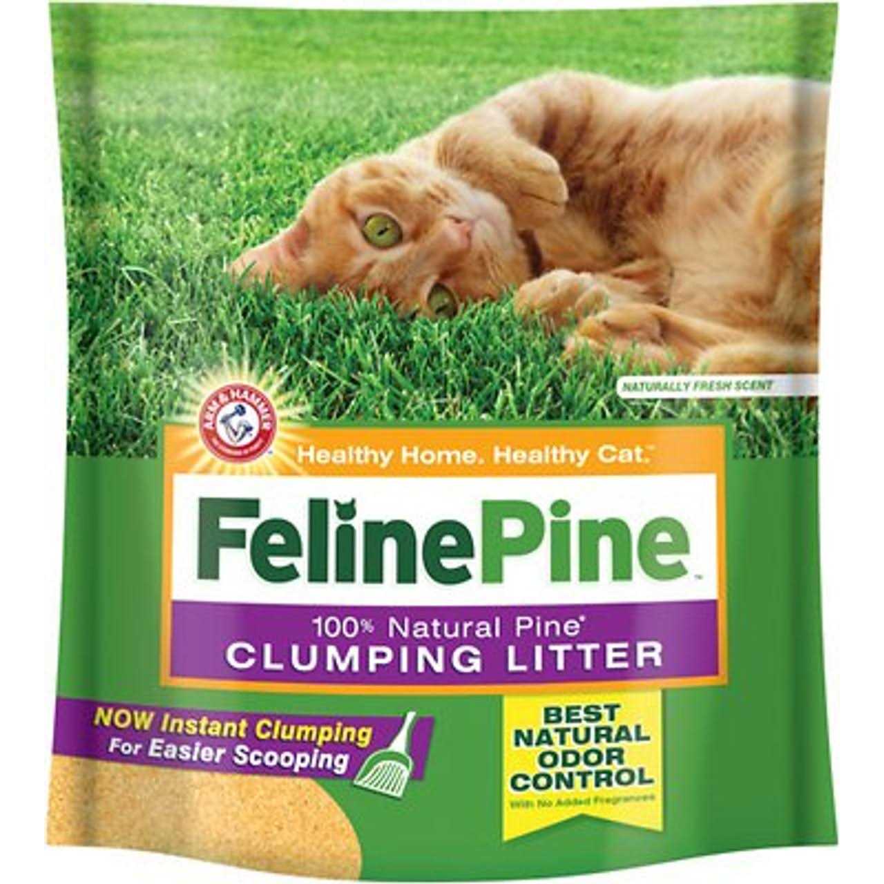 Feline Pine Clumping Cat Litter H693