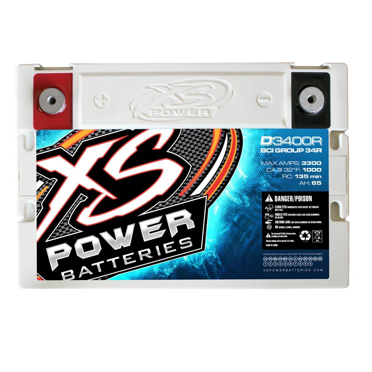 12V AGM Reverse Polarity Car Battery J33603