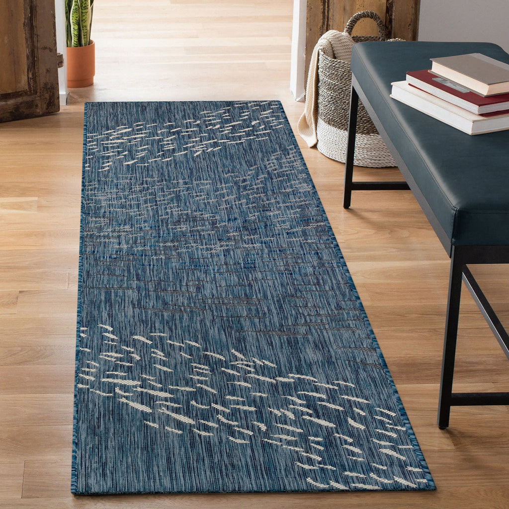 Carmel School Of Fish Indoor Outdoor Area Rug