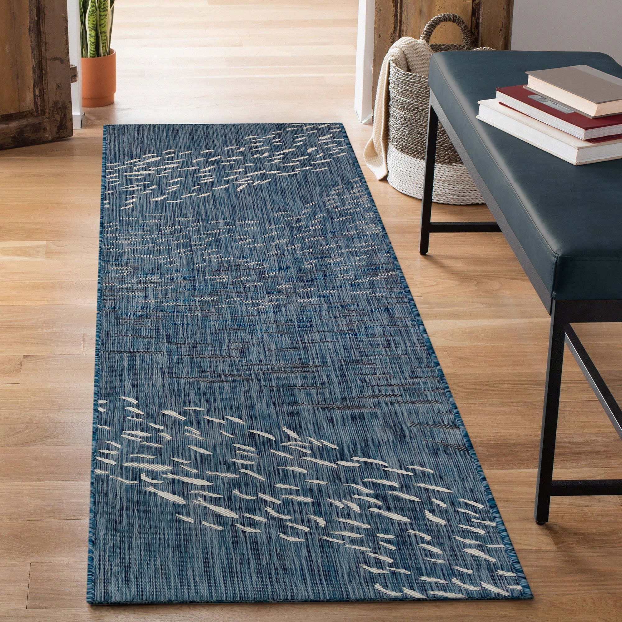 Carmel School Of Fish Indoor Outdoor Area Rug