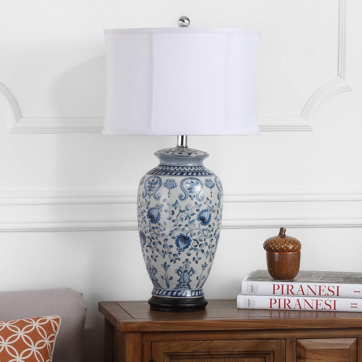 Blue/ White Ginger Jar Table Lamp W491596