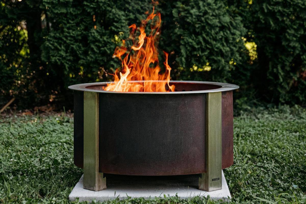 Stainless Steel Smokeless Fire Pit E93340