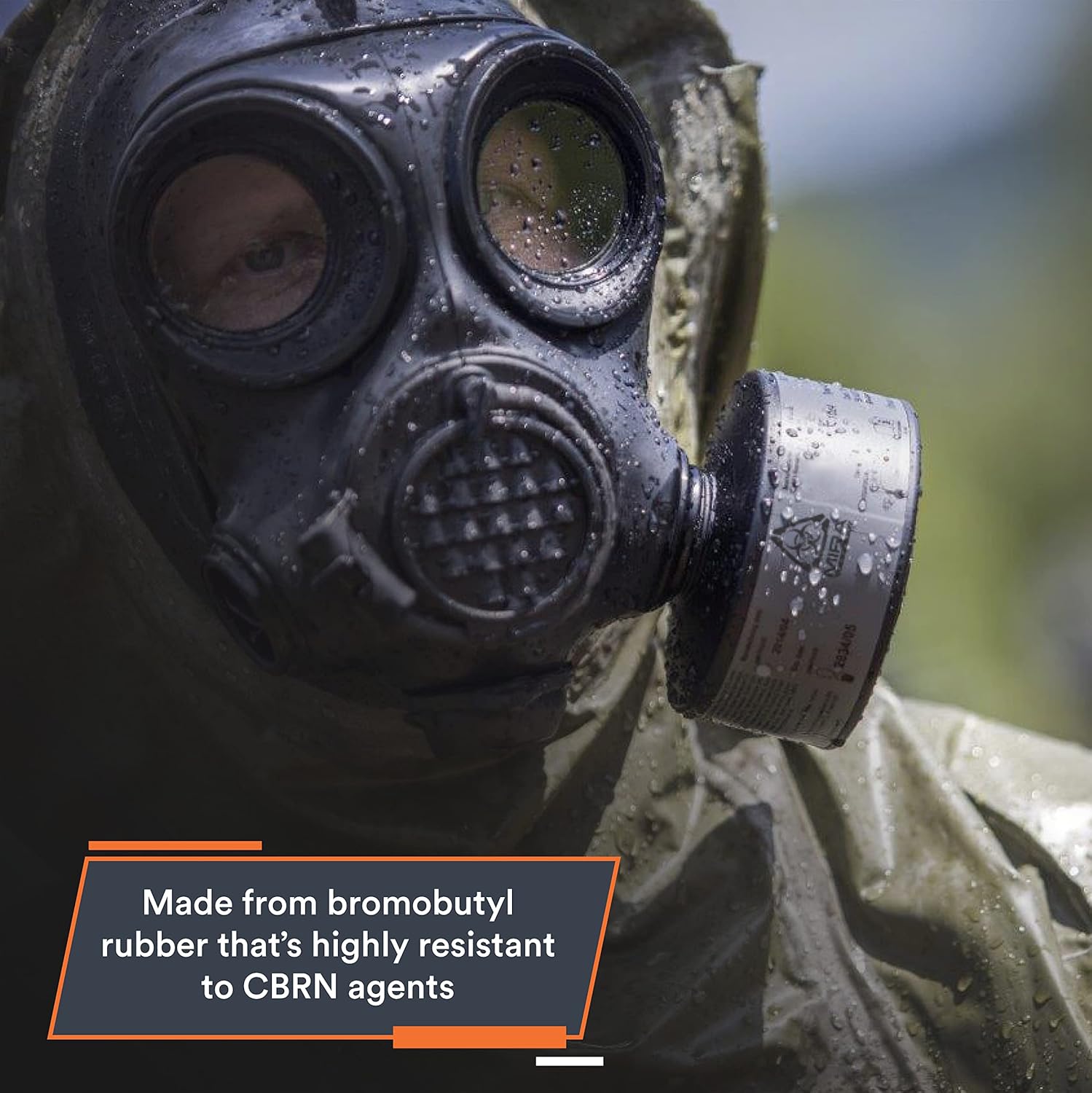 Single 40mm CBRN Gas Mask Filter E921