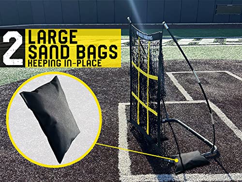 Pitching Net with Strike Zone Baseball Softball Training Equipment Q371