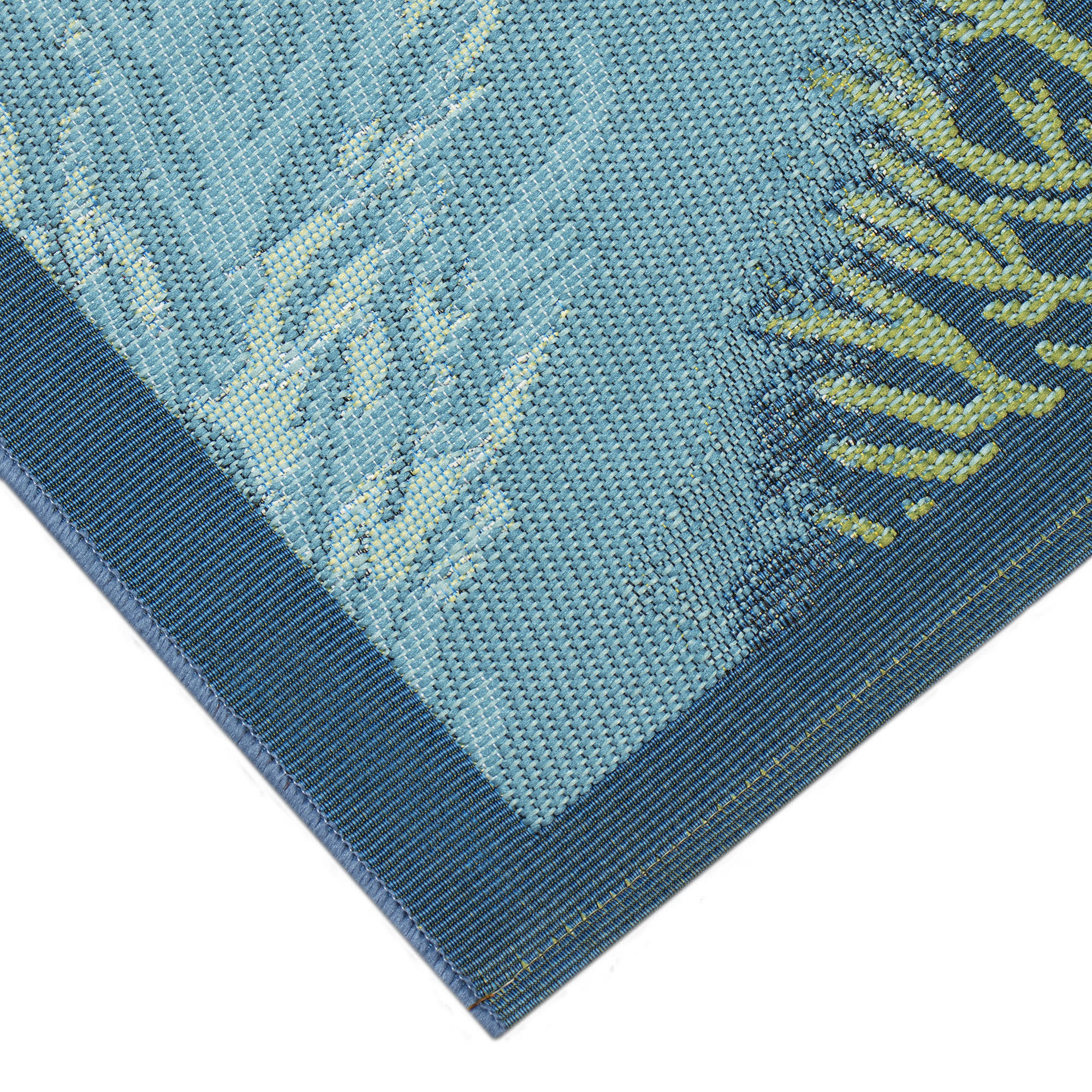 Esencia Coral Garden Indoor Outdoor Mat with Non-Skid Backing