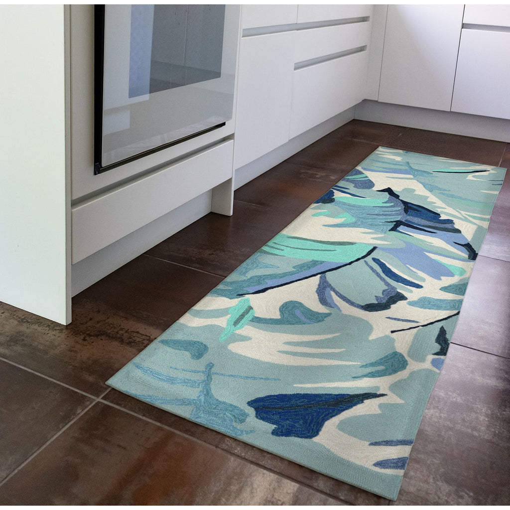 Capri Palm Leaf Indoor Outdoor Area Rug