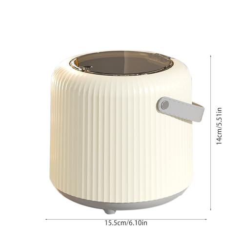 Small Trash Can with Lid Removable U835