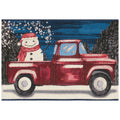 Esencia Truck Load Of Cheer Indoor Outdoor Mat