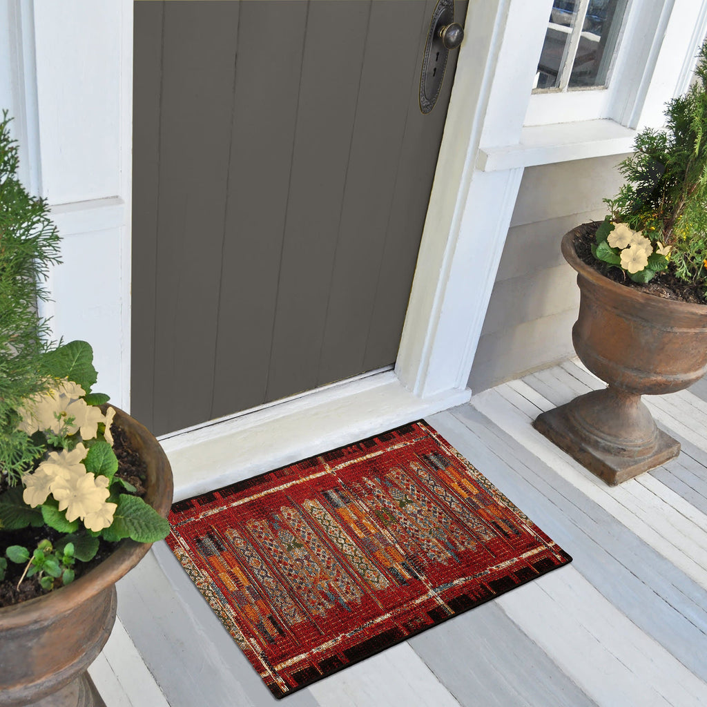 Esencia Tribal Stripe Indoor Outdoor Mat