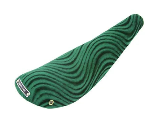 16" Velour Green Bike Seat U507