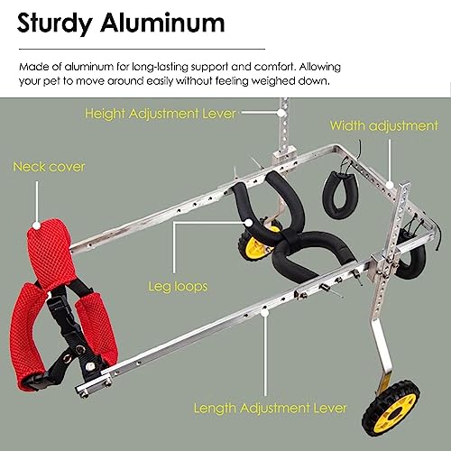 Pet Wheelchair for Dogs with Wheels H126