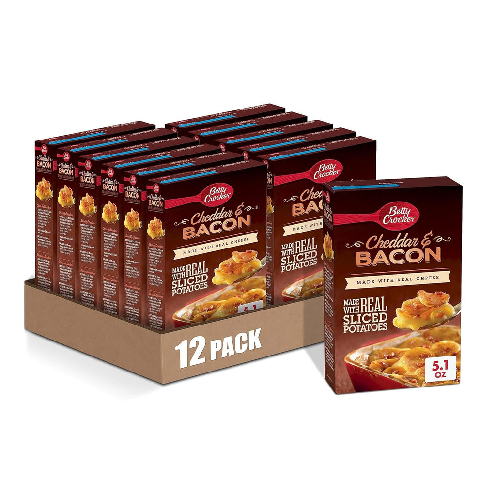 Cheddar and Bacon Potatoes, 5.1 oz (Pack of 12) O8695