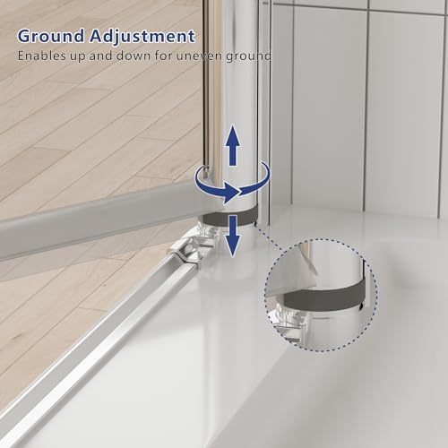 Chrome Semi Frameless Pivot Swing Shower Door, 32 in.W X 72 in.H, Clear Glass Z7927