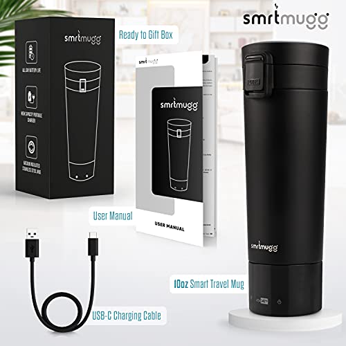 Black 10 oz. Heated Travel Mug S865543