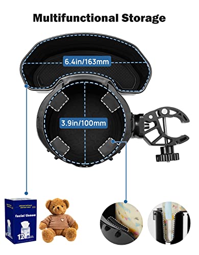 Wheelchair Cup Holder with Small Storage Box H6270