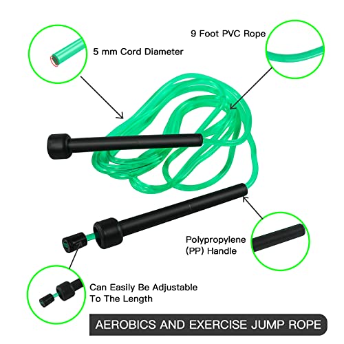 10 Pack PVC Adjustable Jump Rope C536366