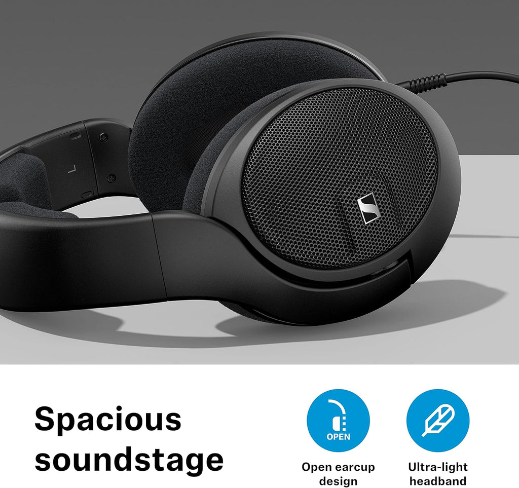 Over-The-Ear Open-Back Headphones (Black) V77294
