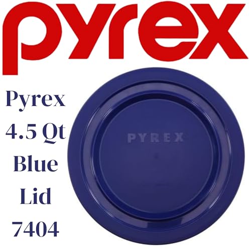 4.5 Quart Glass Mixing Bowl With Blue Lid D658806