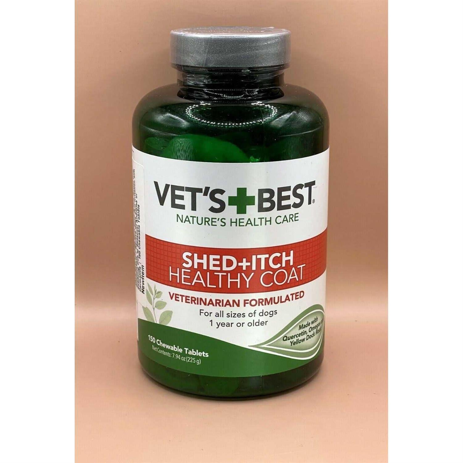 Healthy Coat Shed and Itch Relief Dog Supplements D724