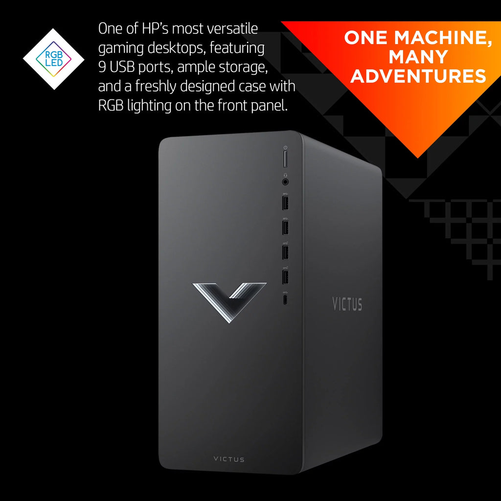 Mica Silver Gaming Desktop PC, AMD Ryzen 5 5600G, AMD RX6400, 8GB RAM, 512GB SSD W749729