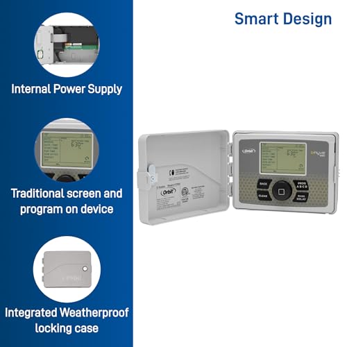 Smart Indoor/Outdoor 6-Station WiFi Sprinkler System Controller Y940960