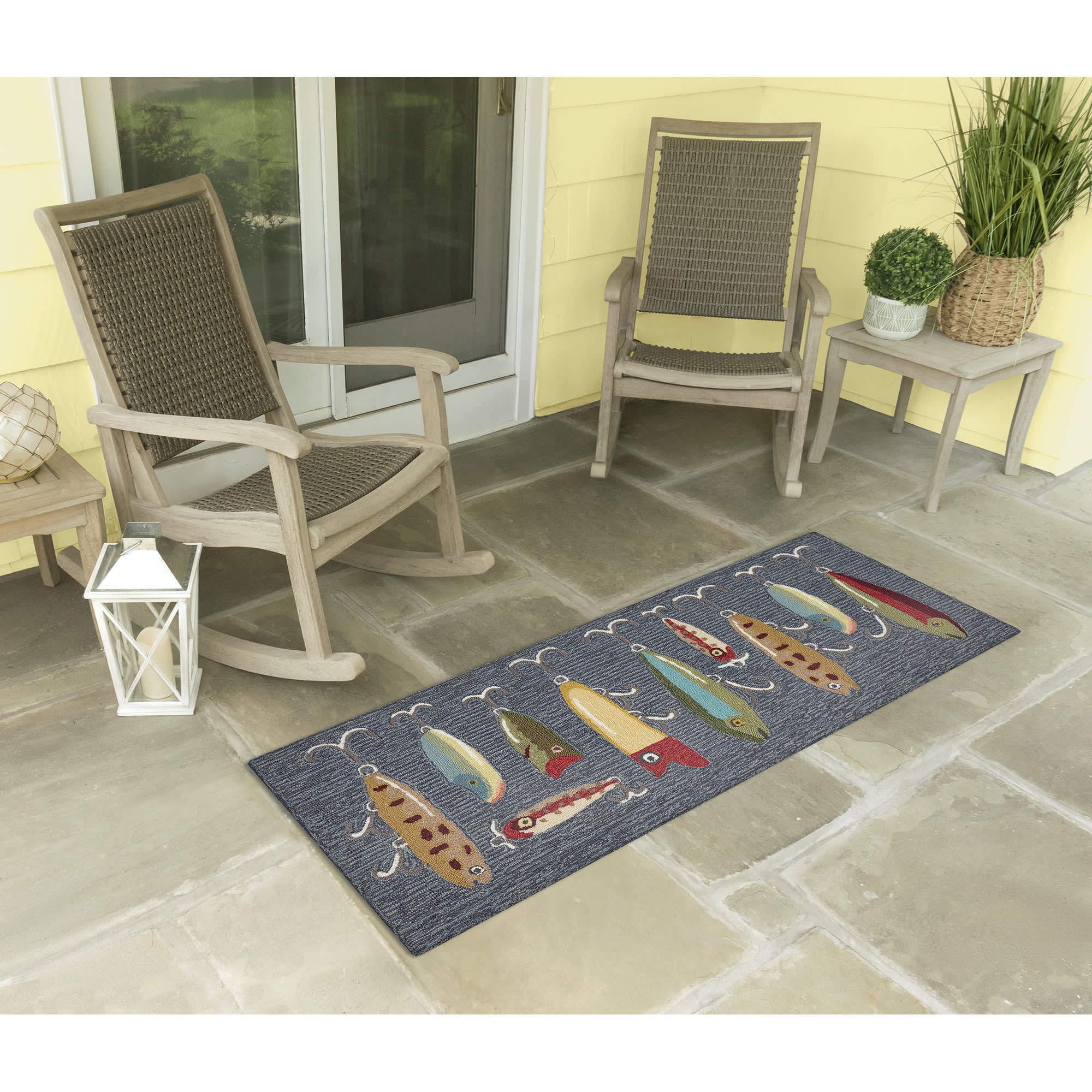 Frontporch Playing Hooky Indoor Outdoor Mat